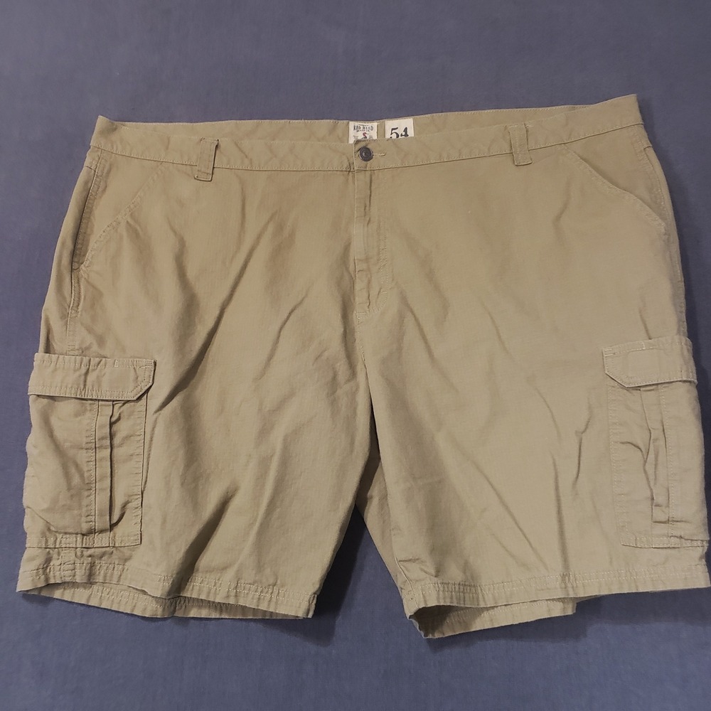 RedHead Cargo Shorts Mens 54 Khaki Tan Ripstop Cotton Utility Pockets‎